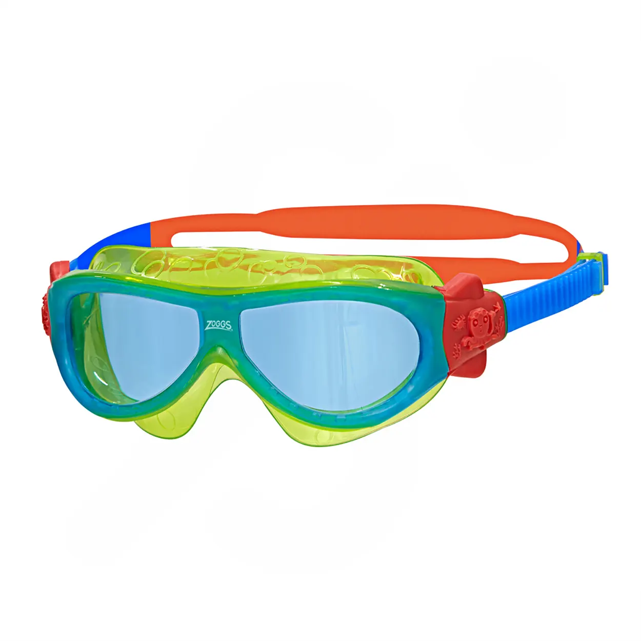 عینک شنا بچه گانه زاگز phantom kids mask HMK | آبی/سبز