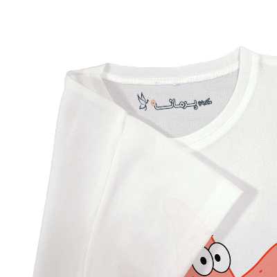 تی شرت بچگانه پرمانه طرح باب اسفنجی کد pmt.3407