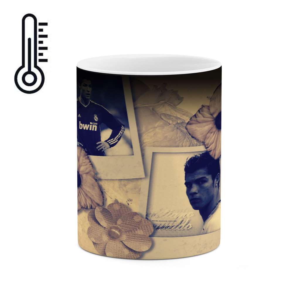 ماگ حرارتی طرح رونالدو و مسی مدل mgh10036