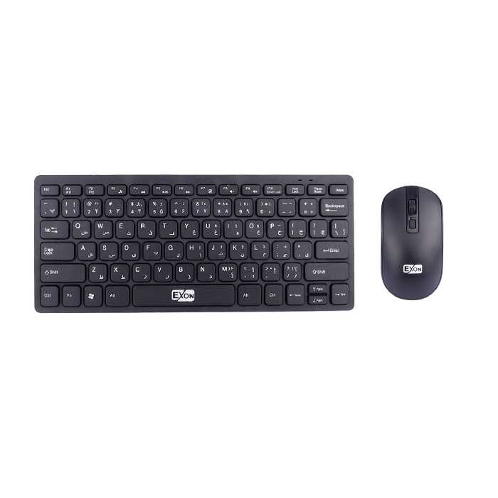 کیبورد و ماوس بی سیم اکسون مدل مینی EXON K-120