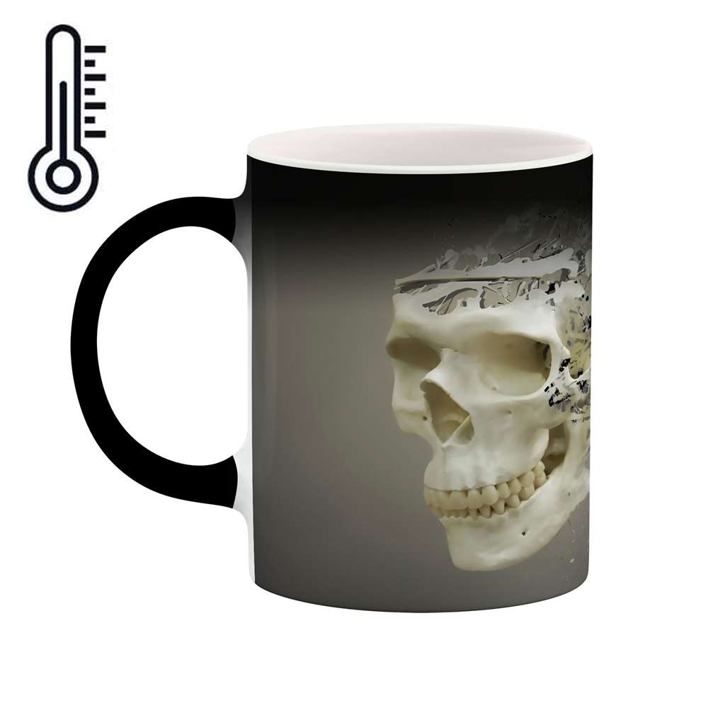 ماگ حرارتی طرح اسکلت مدل mgh01830