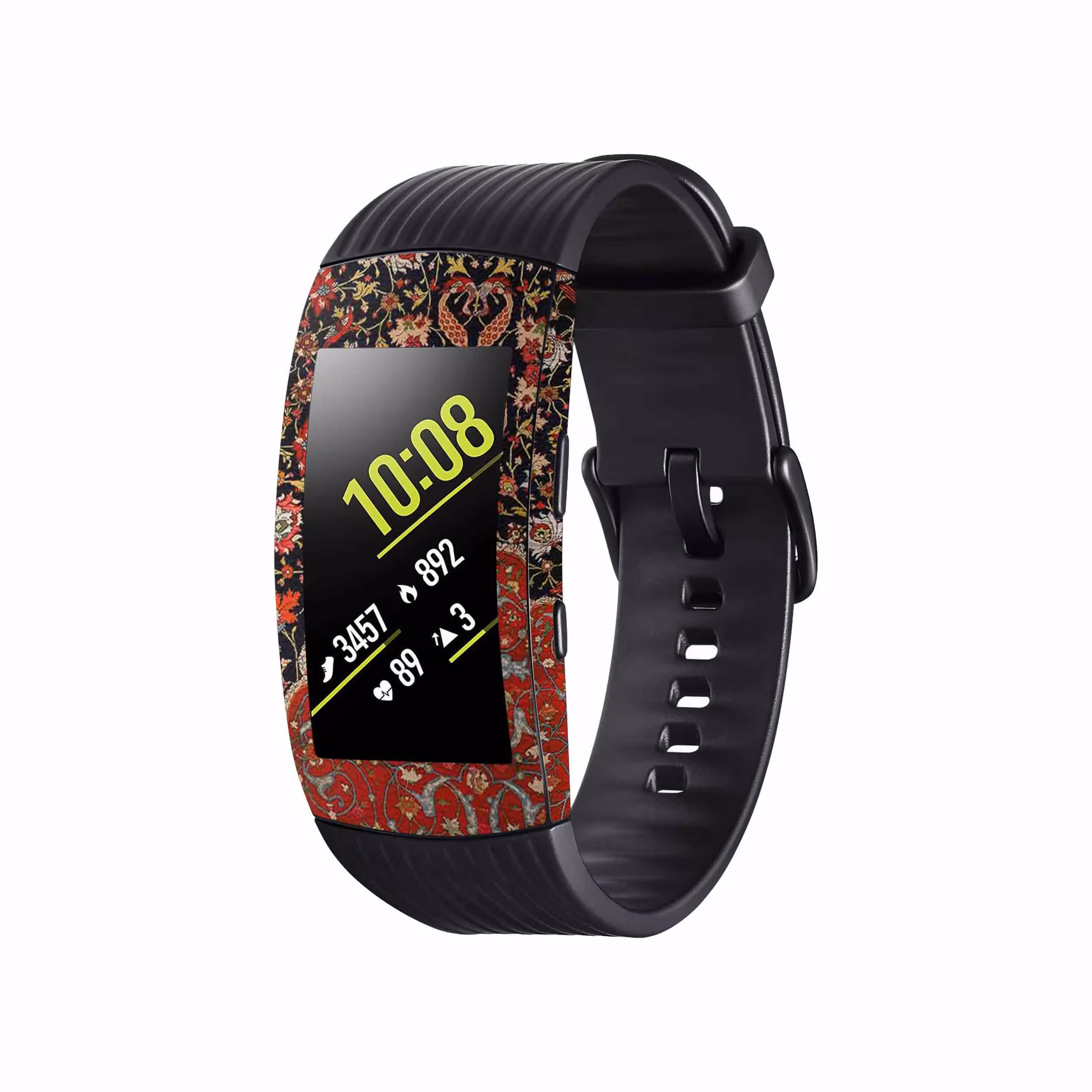 برچسب ماهوت طرح Iran-Carpet6 مناسب برای ساعت هوشمند سامسونگ Galaxy Gear Fit 2 Pro