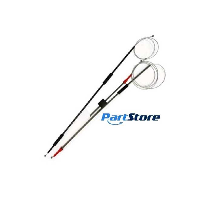 کابل شیشه بالابر برقی جلو 206 - سه تکه