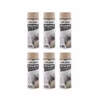 اسپری رنگ گرانیت هلویی دوپلی کالر مدل Granite look حجم 400 میلی لیتر مجموعه 6 عددی