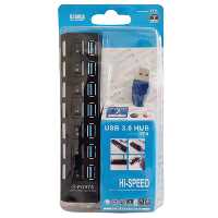 هاب 7 پورت USB3.0 آداپتور خور کلید دار