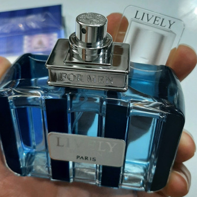 ادکلن لایولی Lively مردانه (آبی) اصل حک شده فرانسه