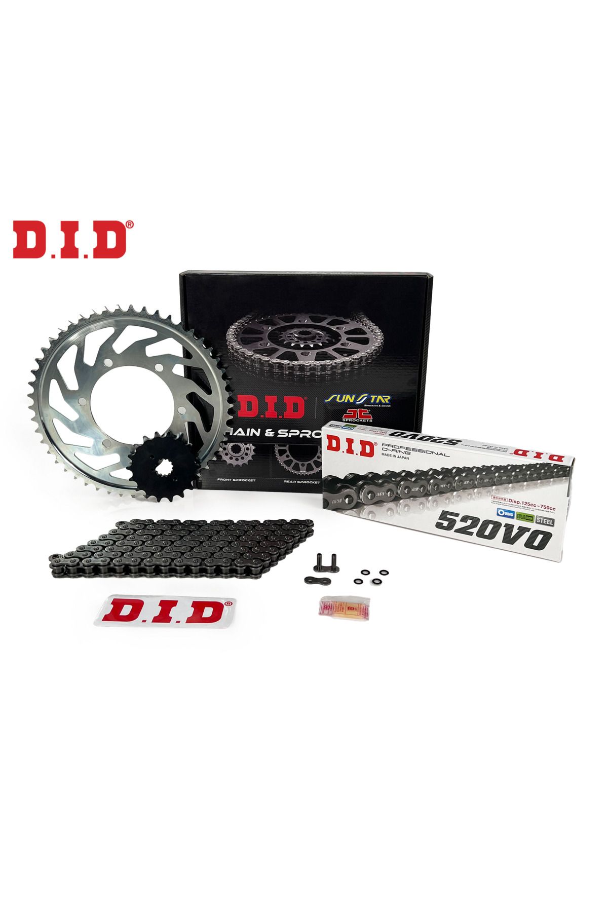 زنجیر موتورسیکلت مجموعه دنده زنجیره ای CRF 250L 250 سی 2013 2020 L 250CC CHAIN: DID 520 Honda