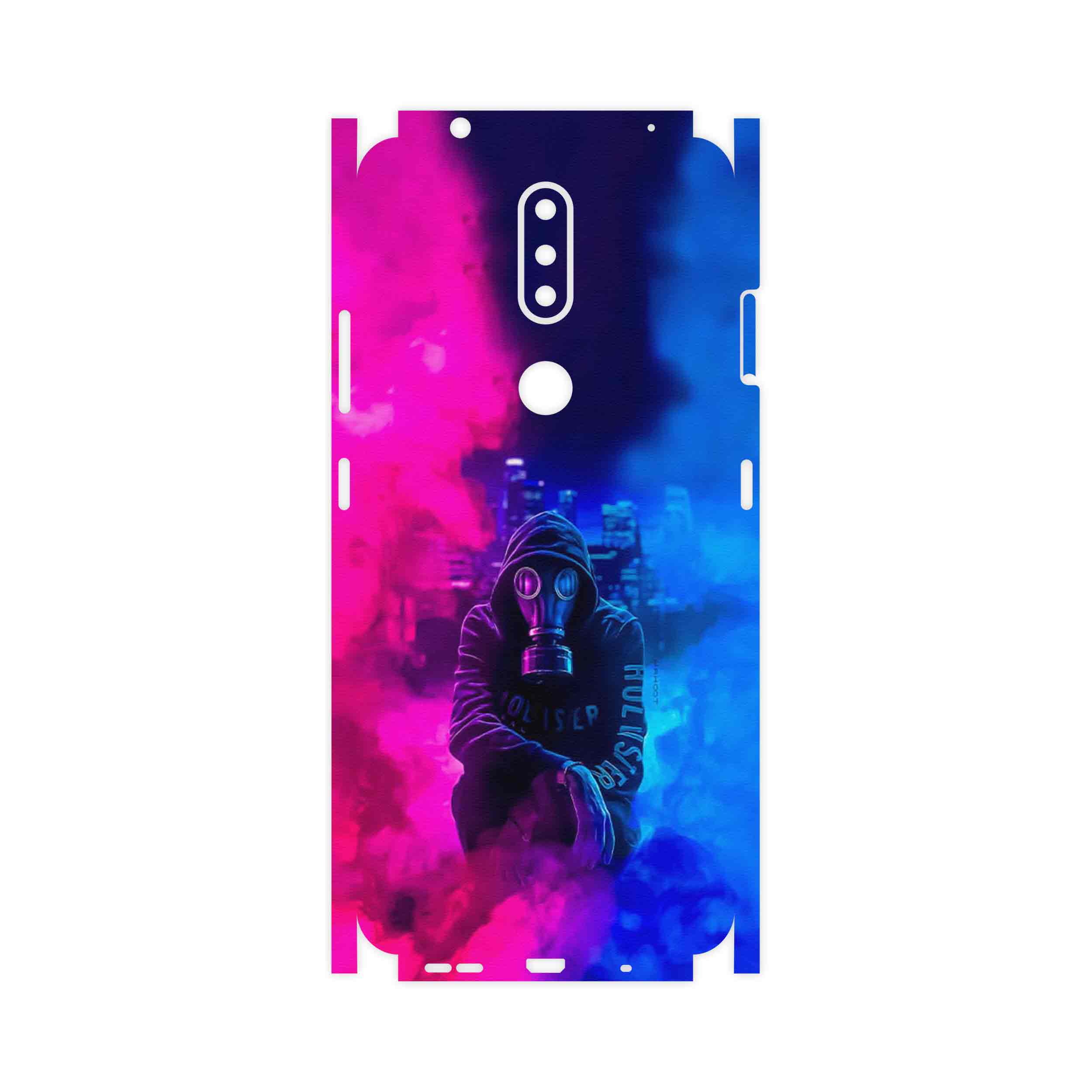 برچسب پوششی ماهوت مدل Smoke Rainbow Digital Art 2-FullSkin مناسب برای گوشی موبایل نوکیا 2.4