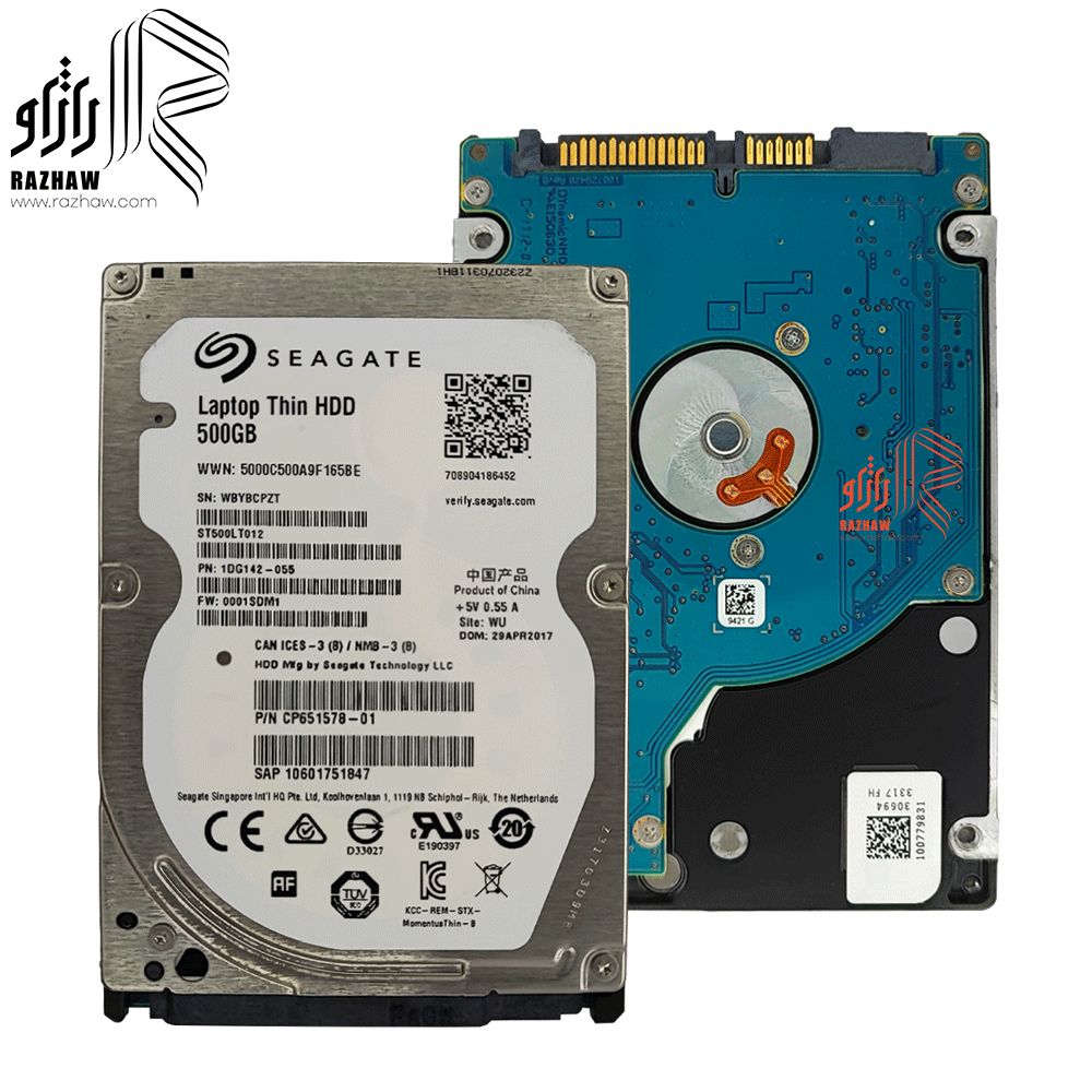 هارد دیسک لپ تاپ برند سیگیت مدل ST500LT012 ظرفیت 500 گیگابایت