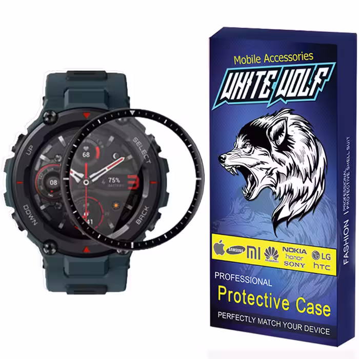محافظ صفحه نمایش وایت ولف مدل W-PWM مناسب برای ساعت هوشمند امیزفیت T-Rex Pro