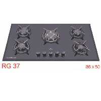  اجاق گاز  صفحه ای 5 شعله شیشه رهام مدل rg 37(ارسال به صورت پس کرایه)کیفیت و قیمت فوق العاده عالی همراه با طراحی جذاب