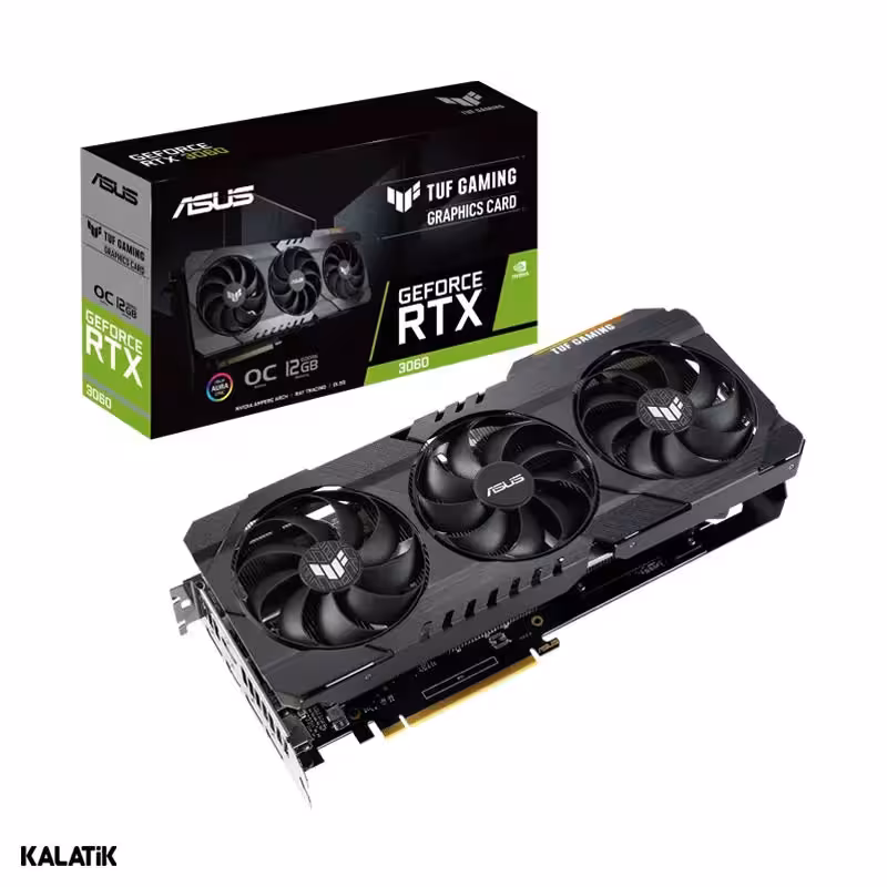 کارت گرافیک ایسوس مدل TUF Gaming GeForce RTX 3060 V2 12GB GDDR6 OC Edition