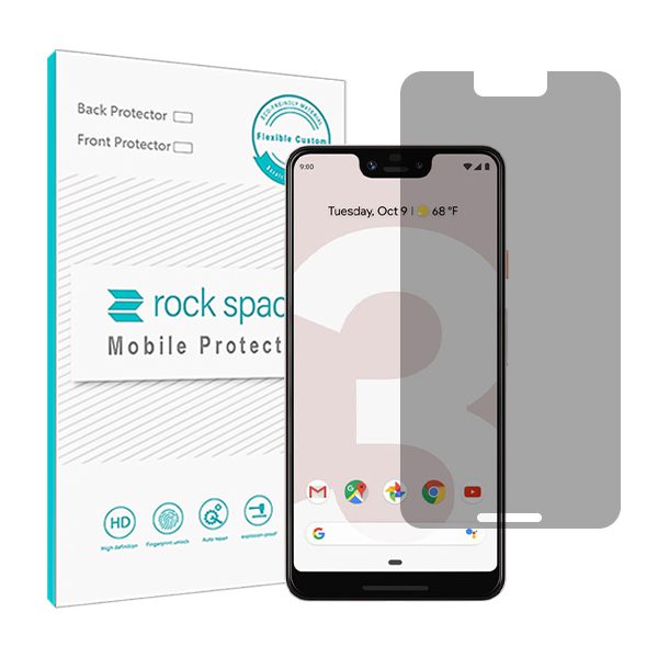 گلس گوگل Pixel 3 XL مدل نانو هیدروژل پرایوسی برند راک اسپیس کد 2133S