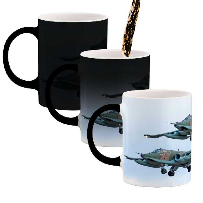 ماگ حرارتی کاکتی طرح هواپیمای جنگنده مدل mgh20349