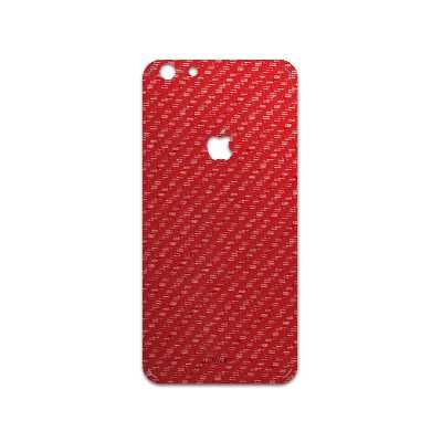 برچسب پوششی ماهوت مدل Red-Fiber مناسب برای گوشی موبایل اپل iPhone 6 Plus