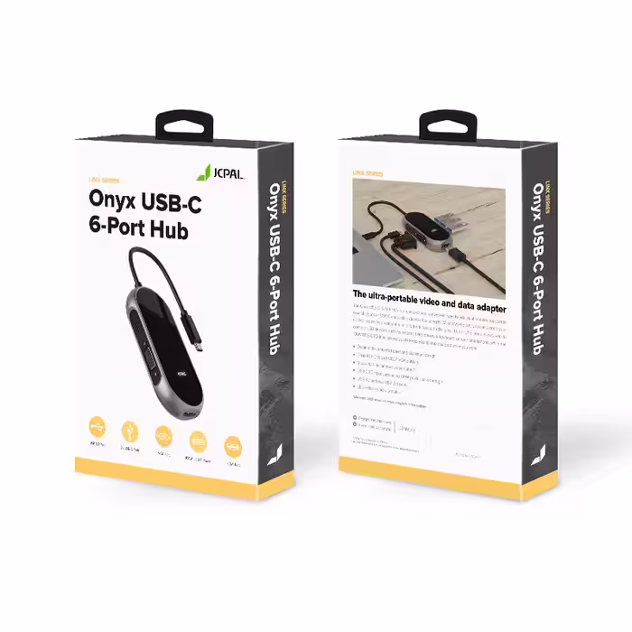 هاب 6 پورت USB-C جی سی پال مدل JCP6253