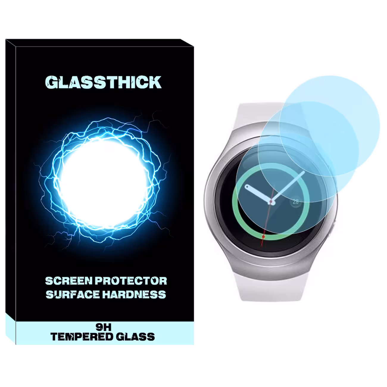 محافظ صفحه نمایش نانو گلستیگ مدل NGL مناسب برای ساعت هوشمند سامسونگ Galaxy Watch Gear S2 بسته سه عددی