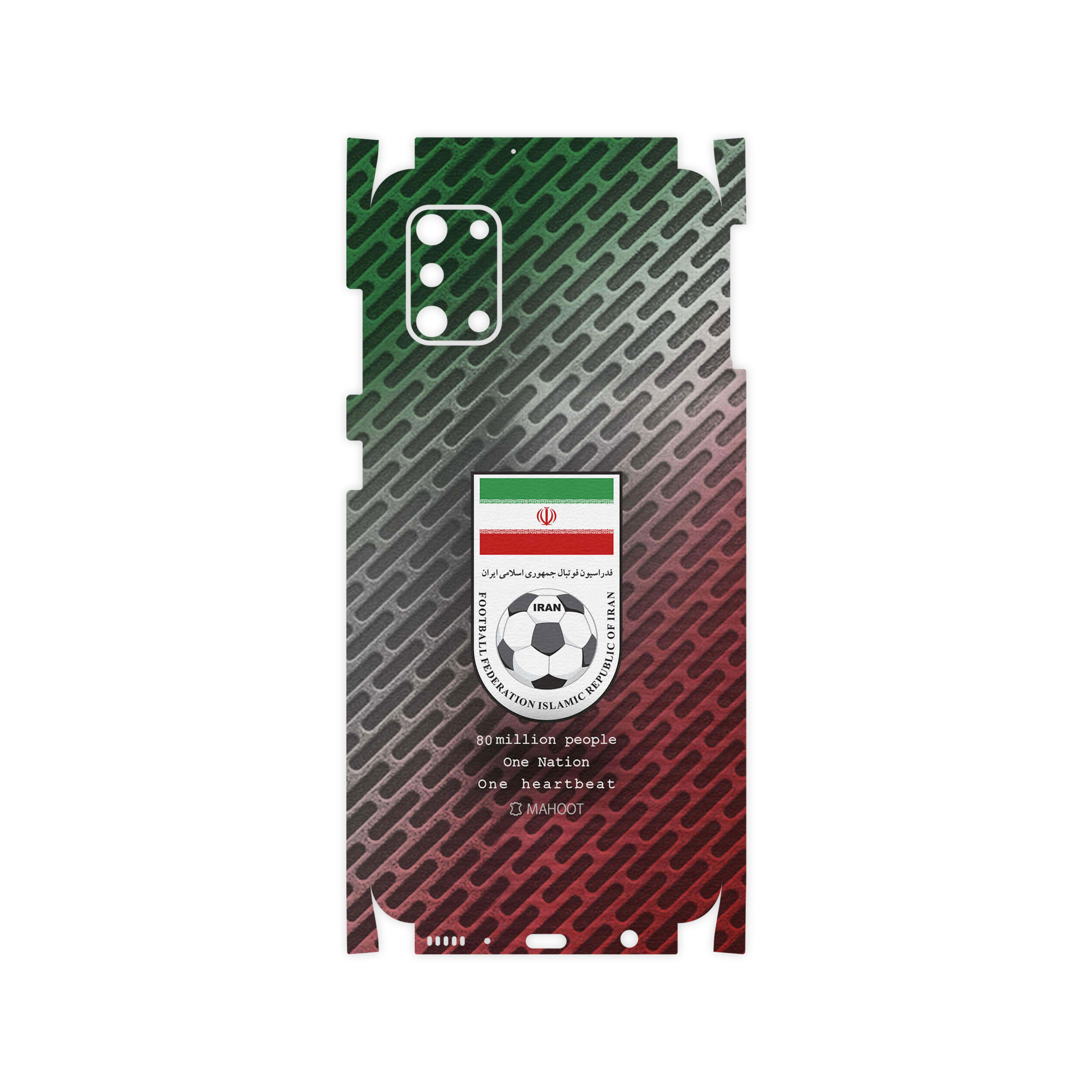 برچسب پوششی ماهوت مدل Iran-National-Football-Team-FullSkin مناسب برای گوشی موبایل سامسونگ Galaxy A31