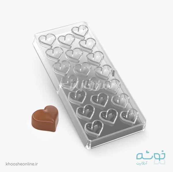 قالب پلی کربنات شکلات سورنا پارت قلب کد 17