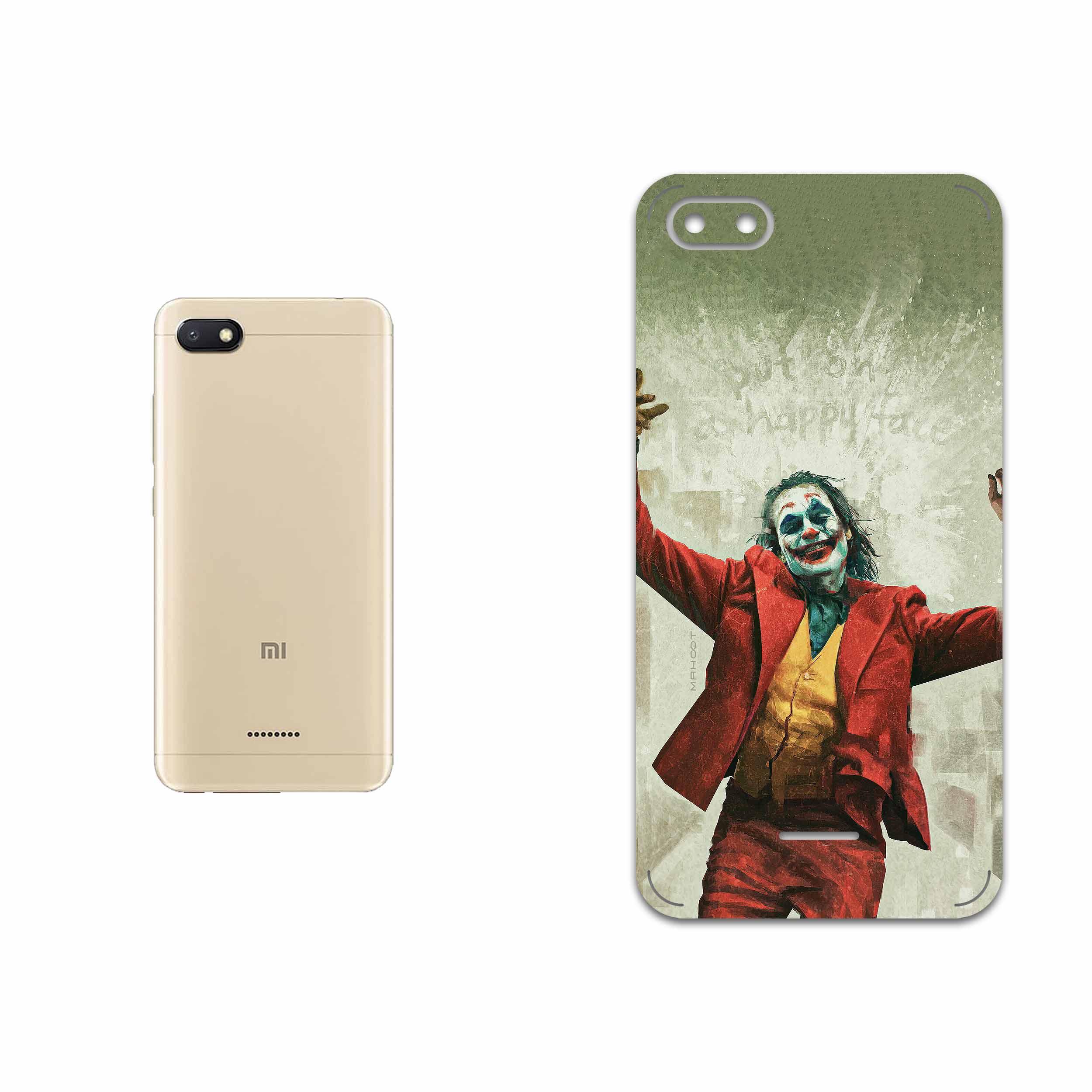 برچسب پوششی ماهوت مدل Joker مناسب برای گوشی موبایل شیائومی Redmi 6A