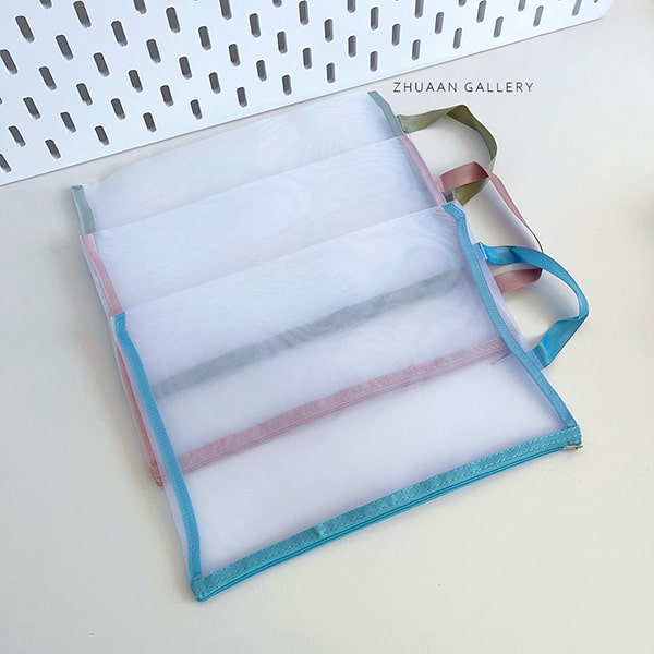 فولدر و کیف توری زیپ دار مینیمال بزرگ