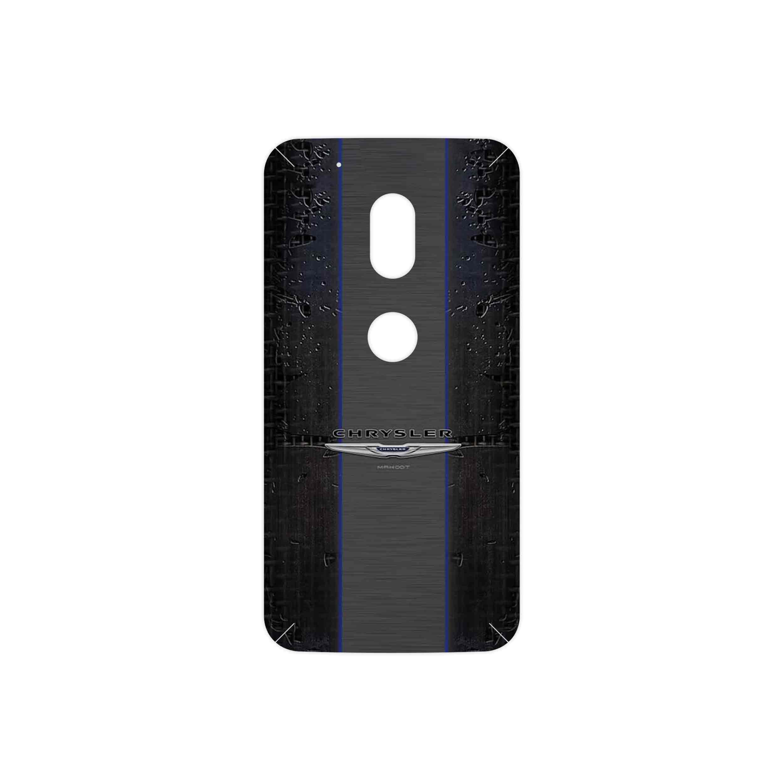 برچسب پوششی ماهوت مدل Chrysler مناسب برای گوشی موبایل موتورولا Moto G4 Play