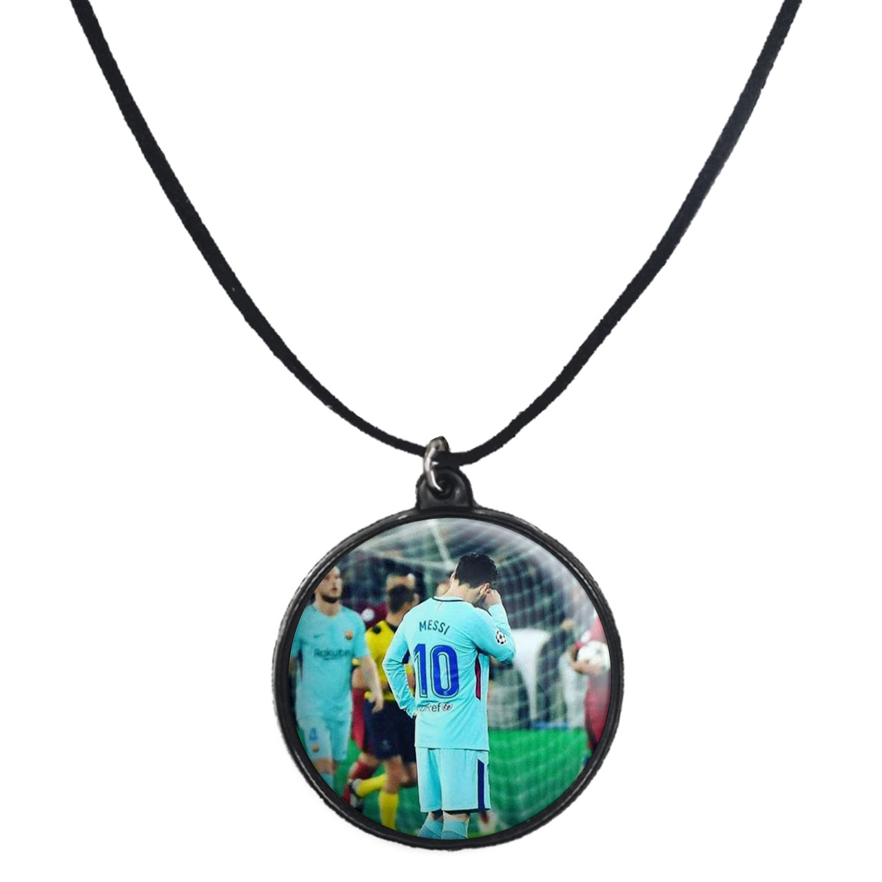 گردنبند پرمانه طرح مسی کد pmb.8817 مدل دو طرفه