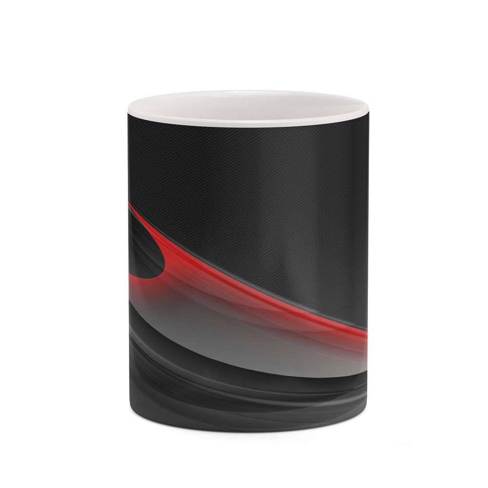 ماگ کاکتی طرح زمینه مشکی فانتزی مدل mgh19117