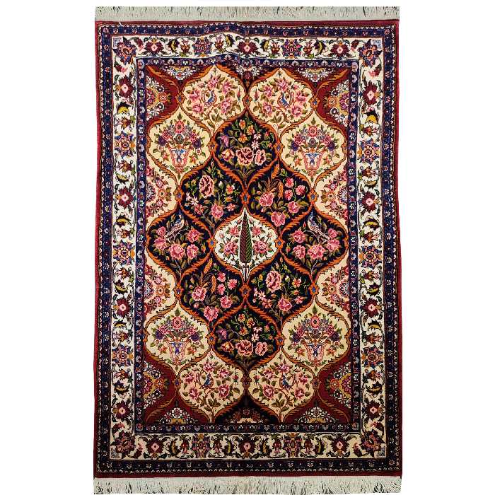 فرش دستبافت سه متری طرح درخت زندگی کد AA425