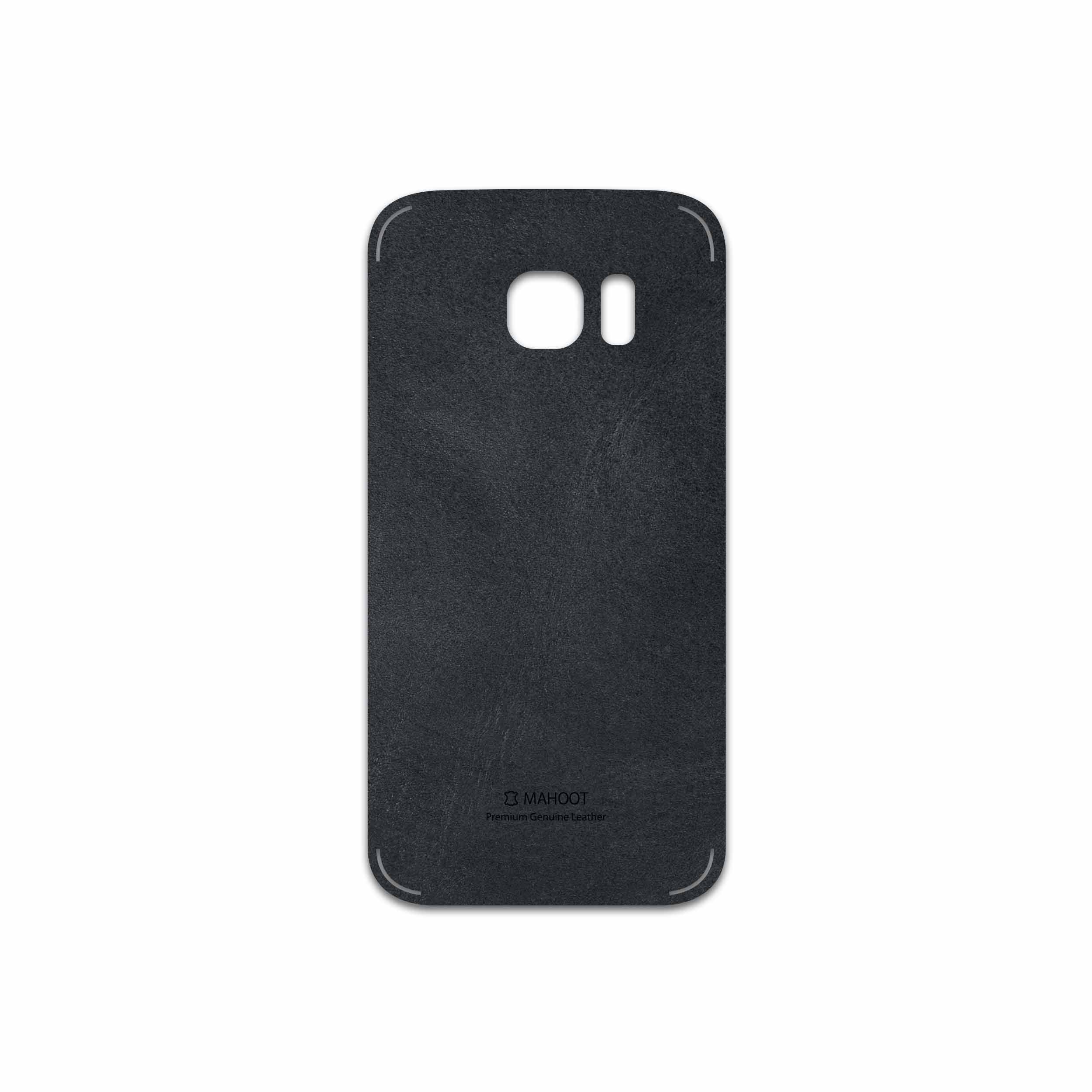 برچسب پوششی ماهوت مدل Graphite Buffalo Leather مناسب برای گوشی موبایل سامسونگ Galaxy S7