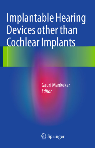خرید و دانلود نسخه کامل کتاب Implantable Hearing Devices other than Cochlear Implants