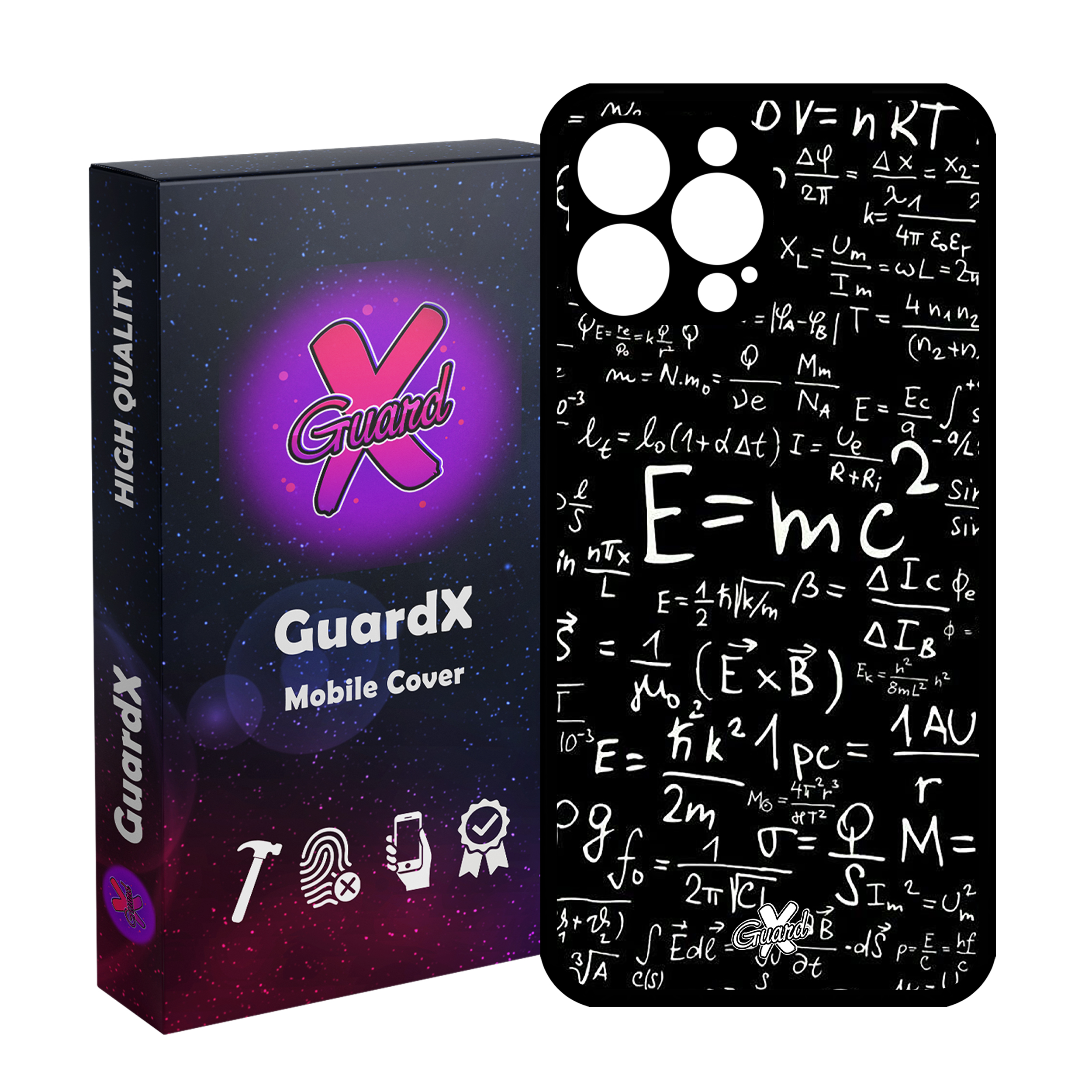 کاور گارد ایکس طرح فیزیک مدل Glass10085 مناسب برای گوشی موبایل اپل iPhone 12 Pro Max