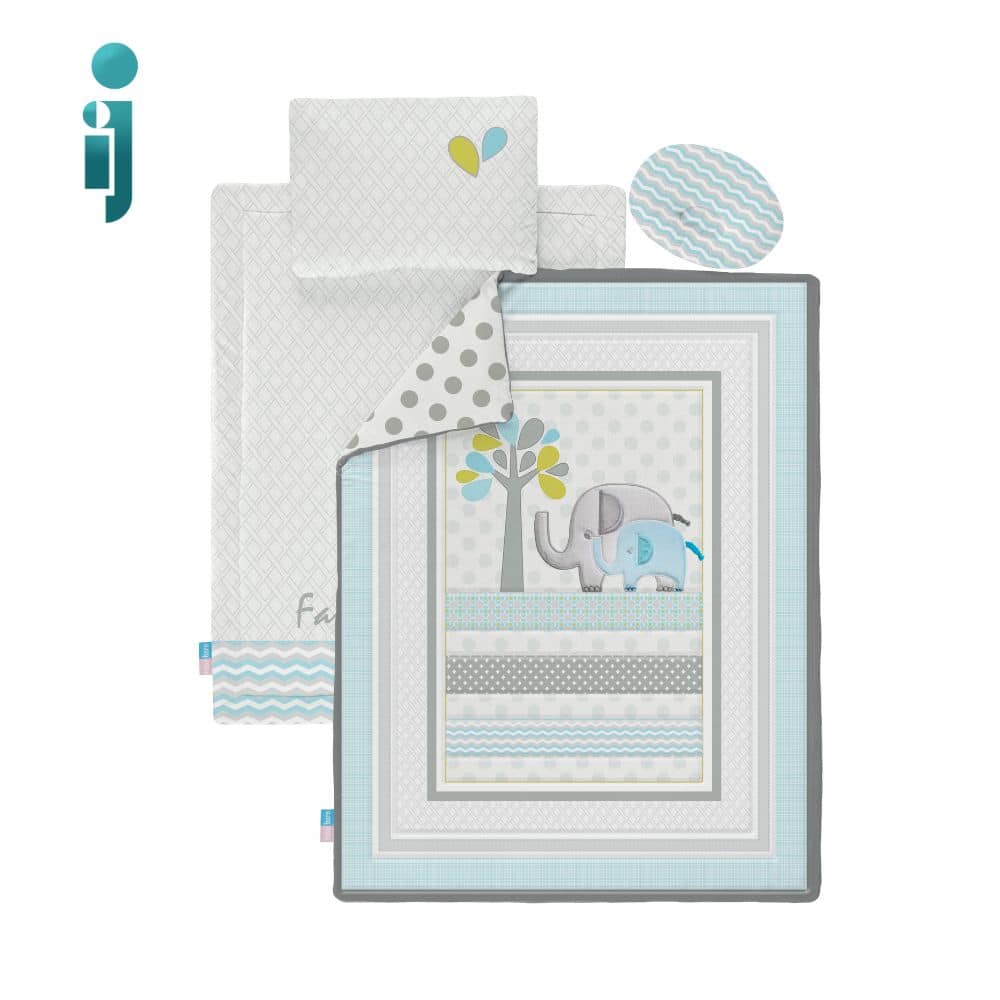 ست خواب رزبرن مدل FAMILY LOVE BOY 4 تکه