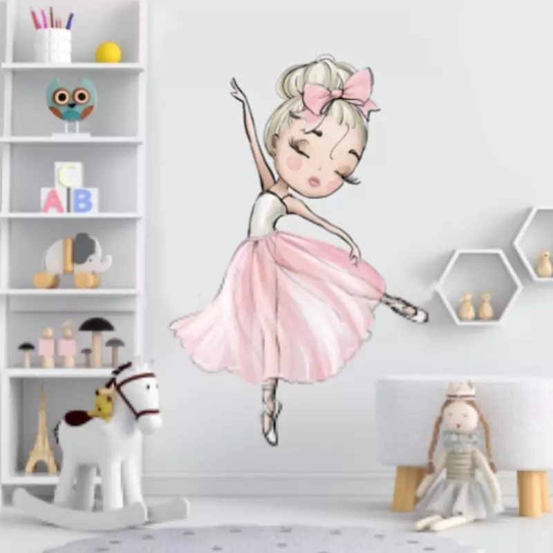 استیکردیواری بالرین04