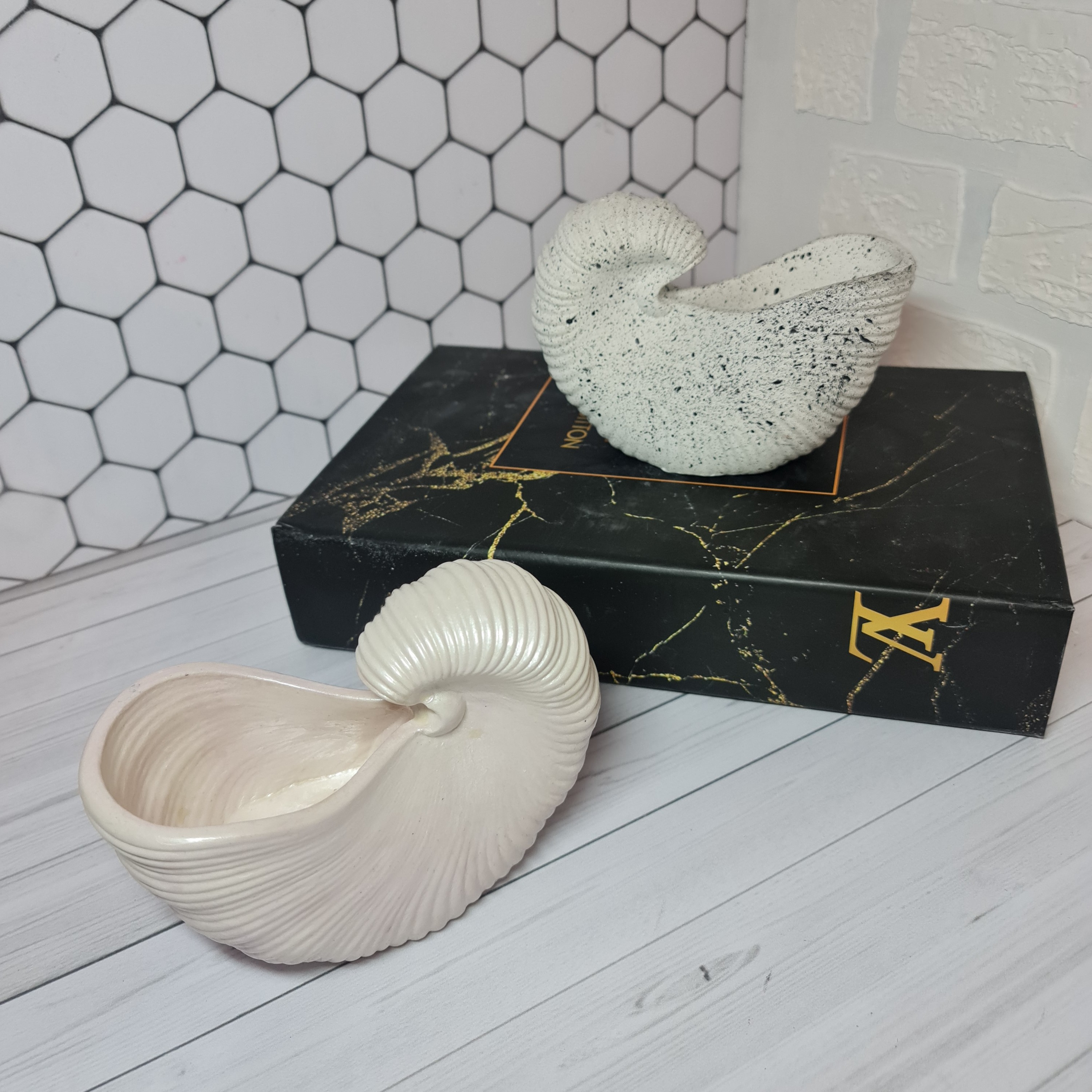 قالب سیلیکونی گلدان حلزونی