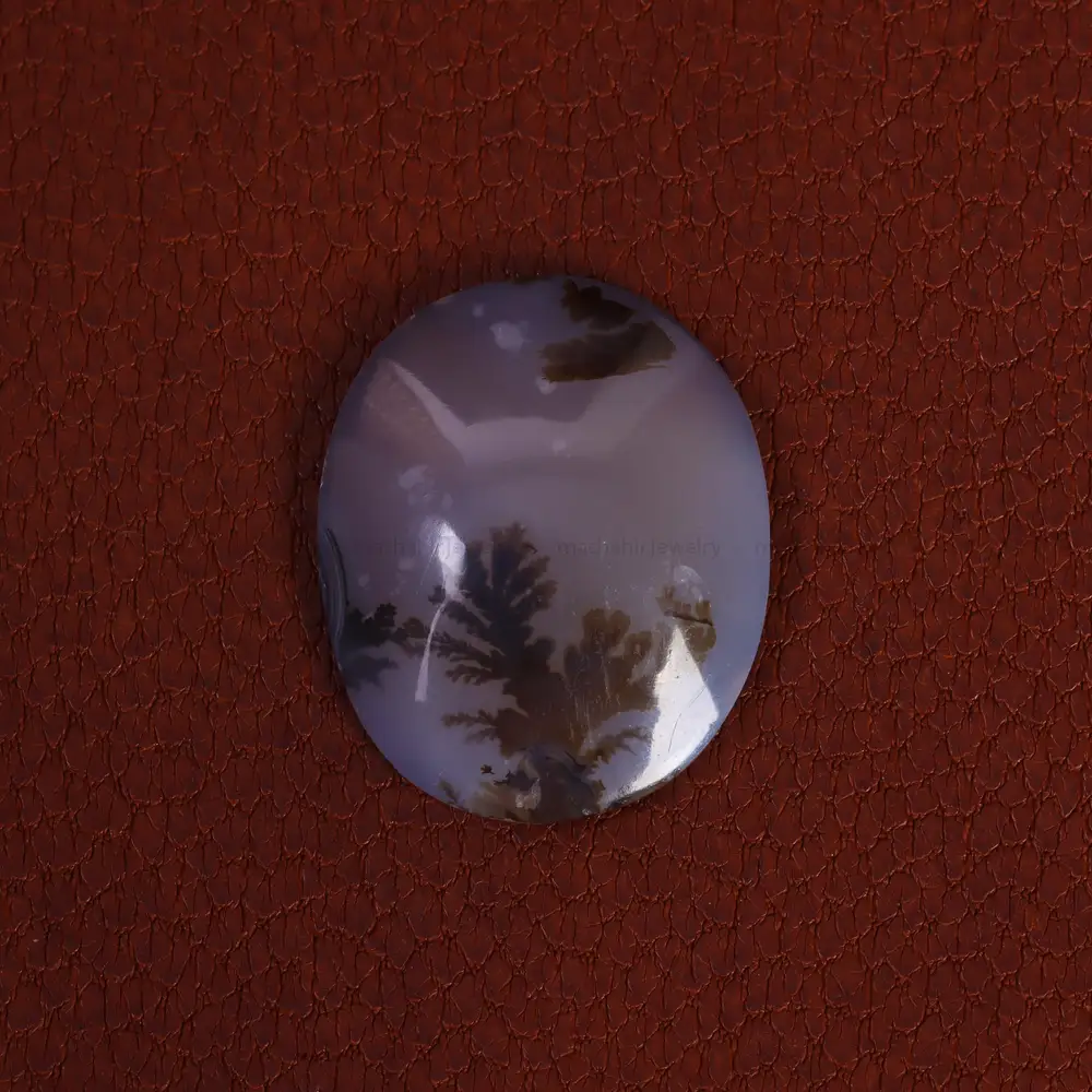 نگین عقیق شجر کد 21409 - جواهری مشاهیر