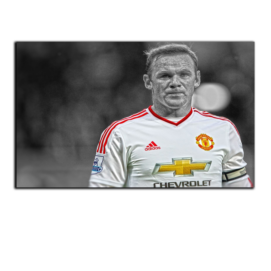 تابلو شاسی بکلیت طرح بازیکن فوتبال وین رونی تیم منچستر یونایتد مدل SH-S7096