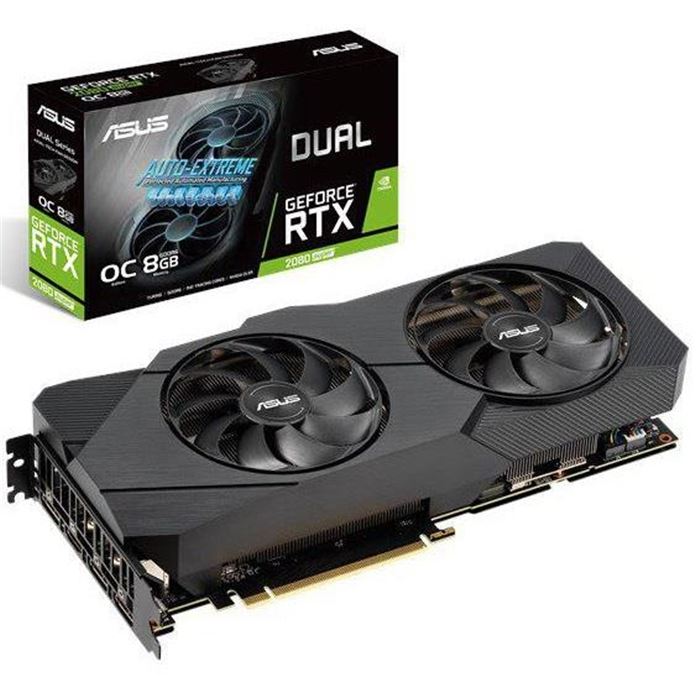 کارت گرافیک ایسوس مدل DUAL-RTX2080S-O8G-EVO با حافظه 8 گیگابایت