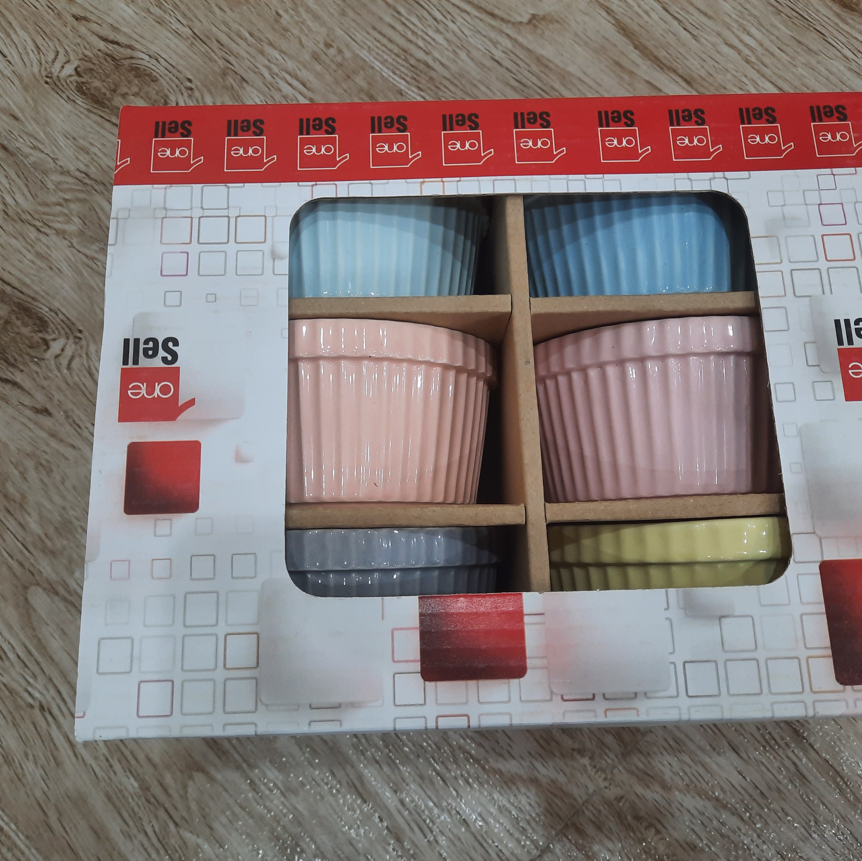 ظرف کاپ کیک 6 عددی