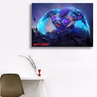 تابلو شاسی گالری استاربوی طرح Anti Mage مدل بازی Dota 2 | دنیای قاب
