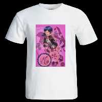 تیشرت انیمیشن دختر کفشدوزکی مدل F8