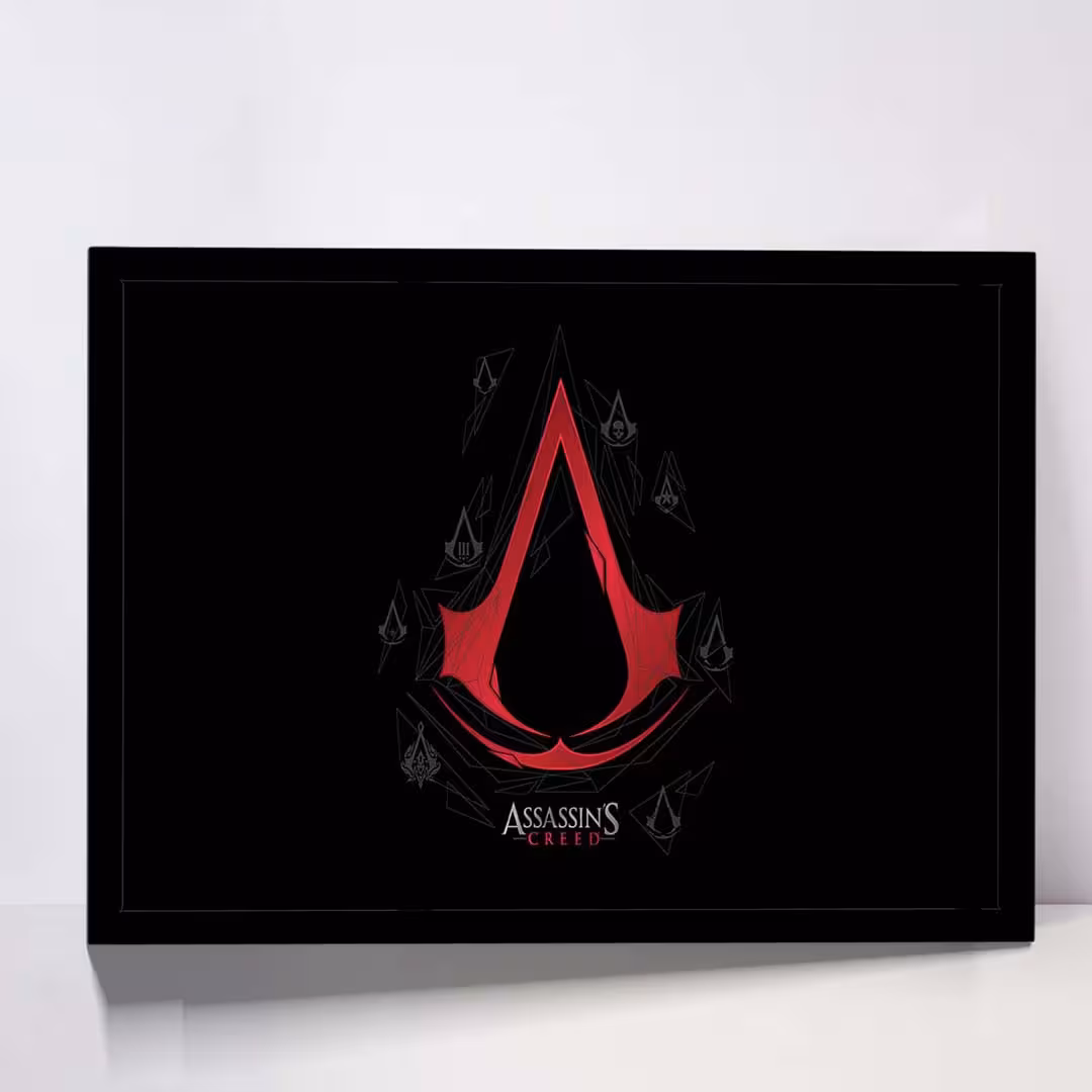 تابلو مدل assassins creed game art کد F-10035
