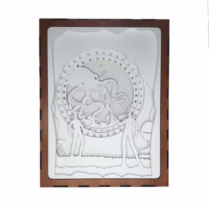 چراغ خواب مدل نایت باکس سه بعدی طرح اختاپوس کد SD43
