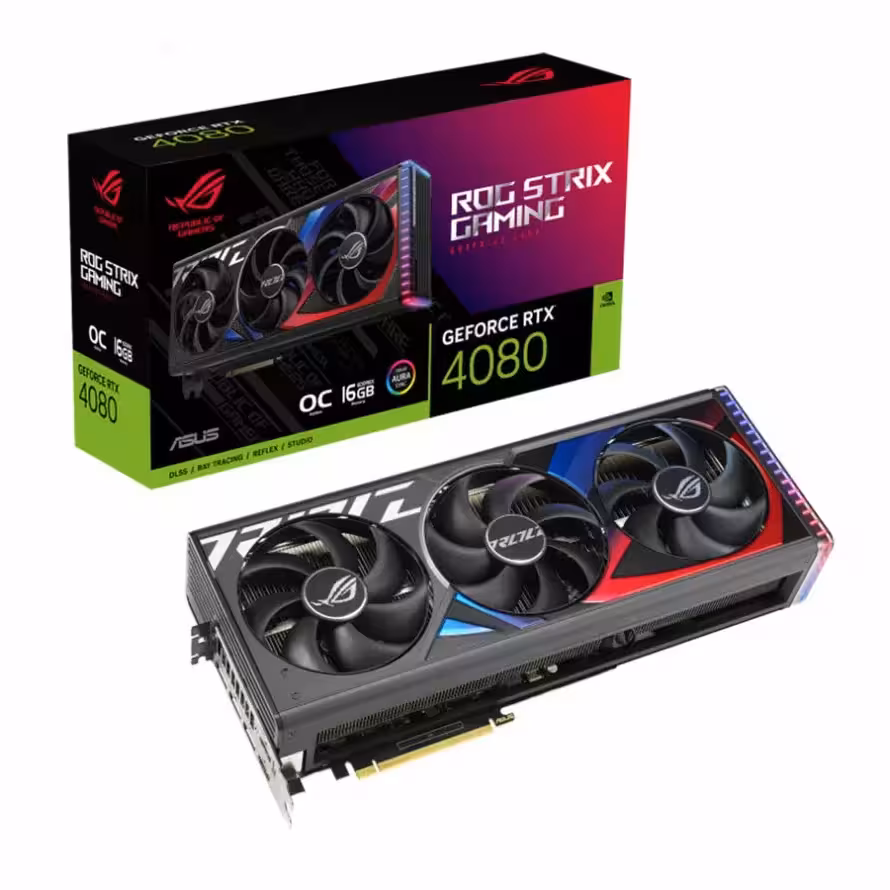 کارت گرافیک ایسوس ROG Strix GeForce RTX 4080 16GB GDDR6X OC Edition
