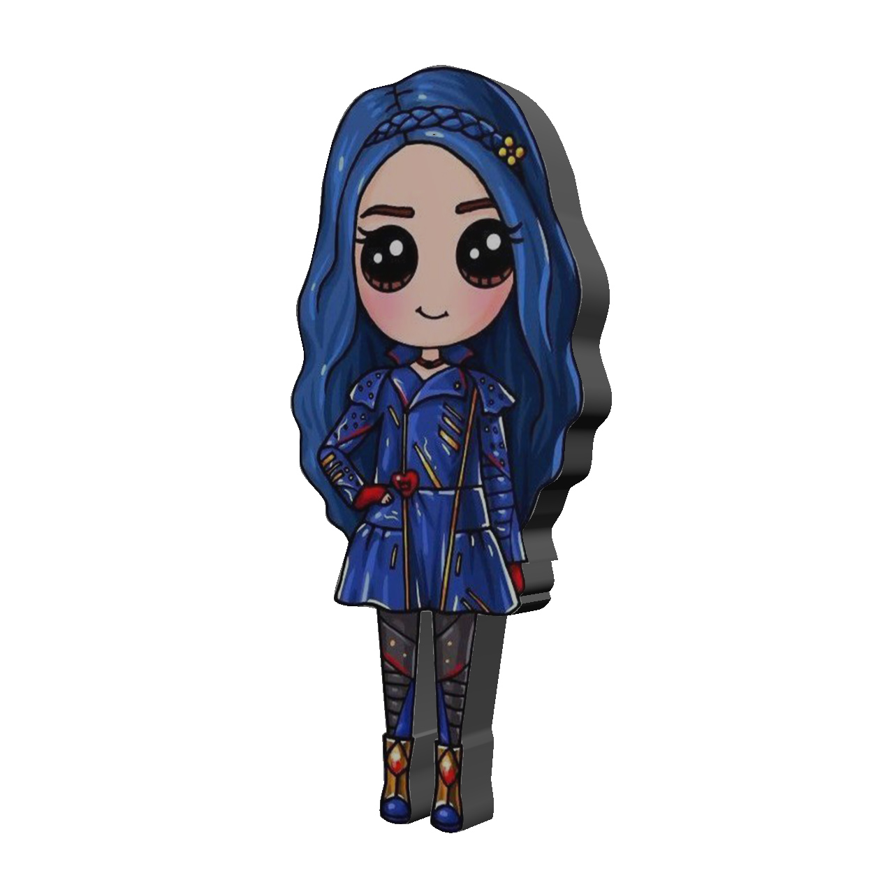 استیکر تزئینی موبایل طرح دختر کد 445