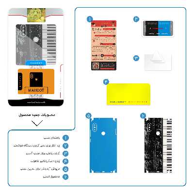 برچسب پوششی ماهوت مدل Piano-Instrument-FullSkin مناسب برای گوشی موبایل شیائومی Redmi Note 5 Pro