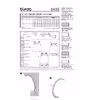 الگو خیاطی پیراهن و تاپ دخترانه بوردا کیدز کد 9416 سایز 2 تا 8 سال متد مولر
