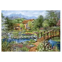 نخ و نقشه تابلوفرش طرح منظره کد 23275