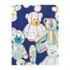 ملحفه آدنو مدل Ted کد IR85 یک نفره سایز 80x180 سانتی متر