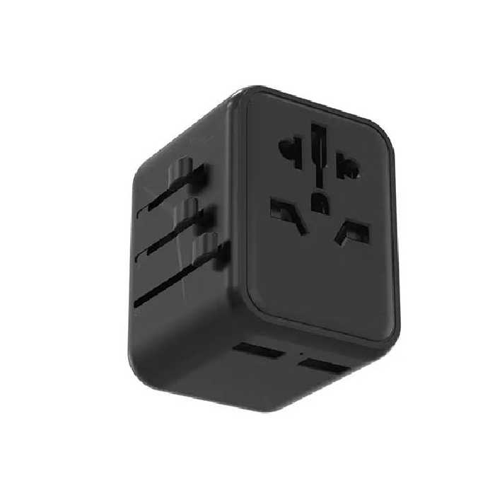 آداپتور پرودو مدل Porodo Dual USB-A Universal Travel Adapter